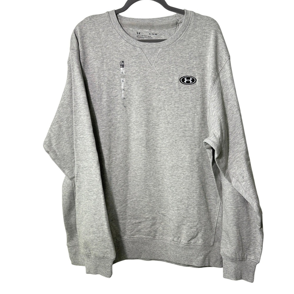 Under Armour Mens Originators Crew Sweatshirt Gray XL 1366412-066 NWT Athleisure